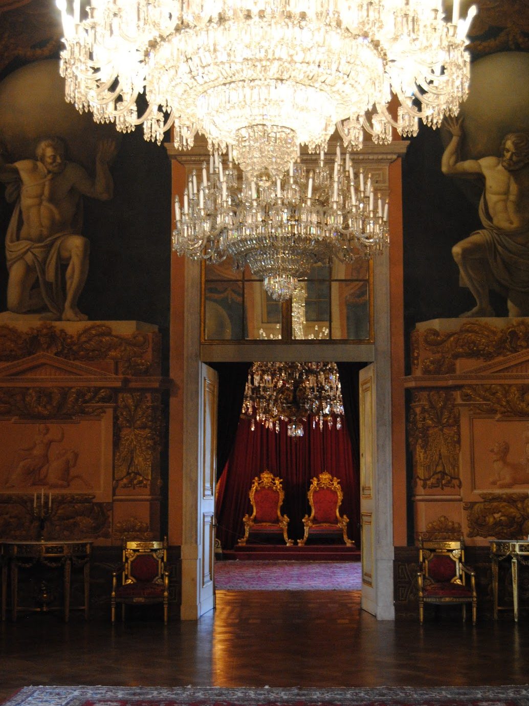 A royal throne room